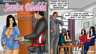 Savita Bhabhi Episode 78 - Pizza Delivery &ndash; Extra Sausage &excl;&excl;&excl;